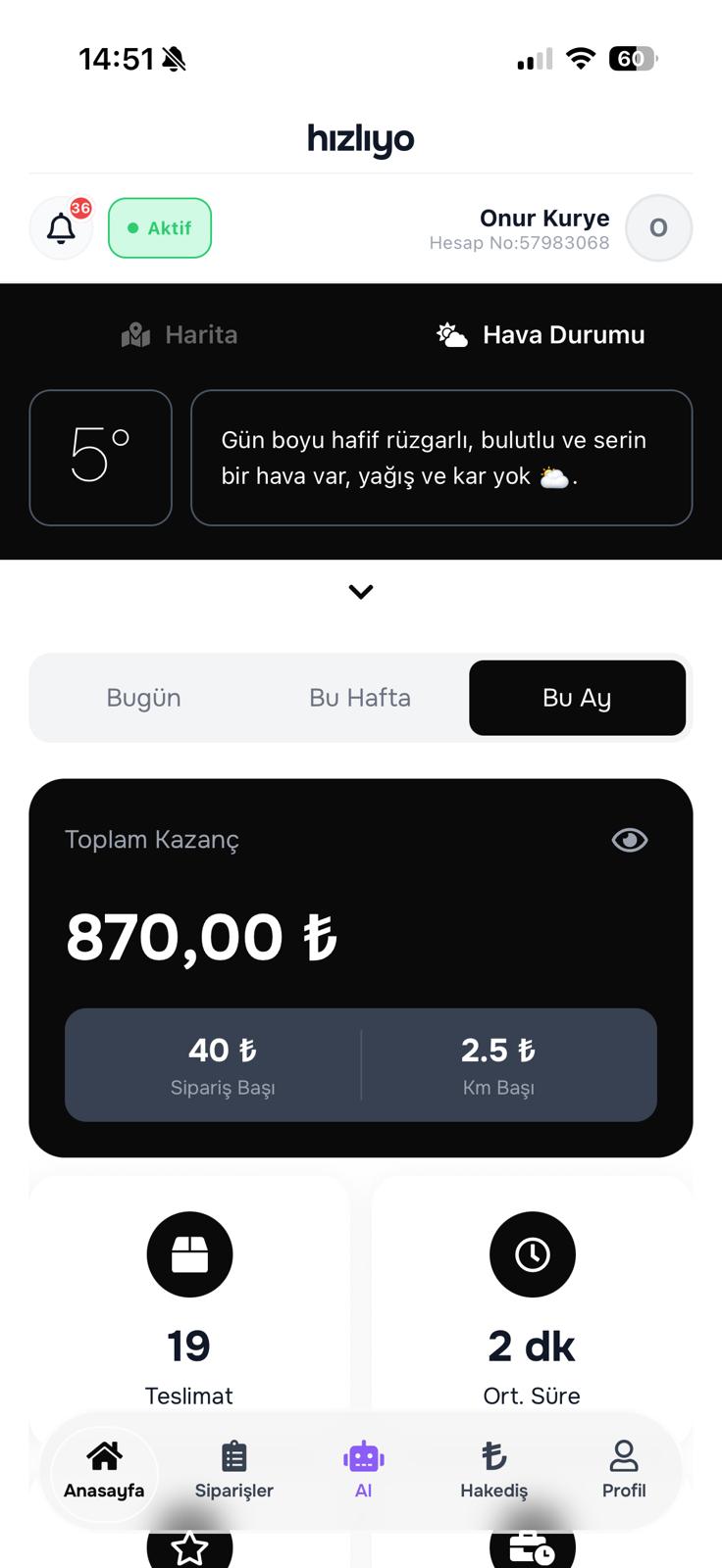 Hızlıyo Uygulama