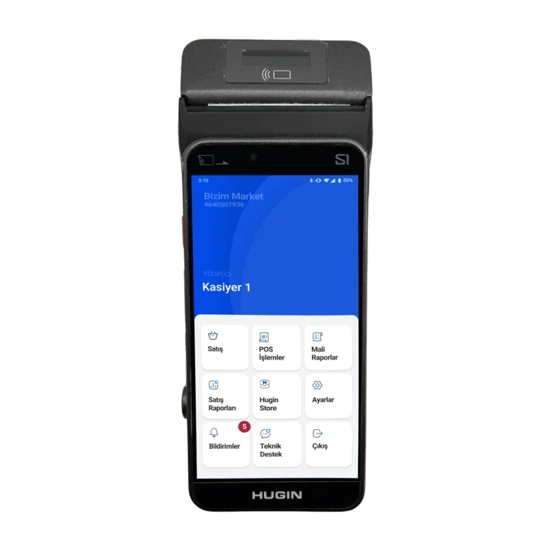 Hugin S1 Android tabanlı dokunmatik ekranlı yeni nesil ÖKC